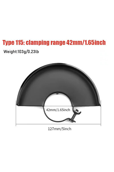 Choice 5 inch Angle Grinder Metal Safety Guard Protector Wheel Cover for Elec...