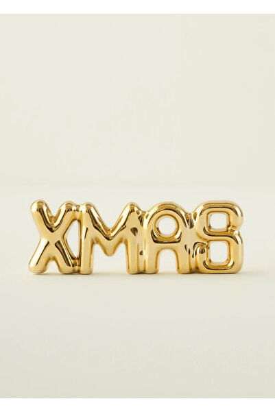 Bella Maison Xmas Dekoratif Obje Gold (18x2x6 cm)