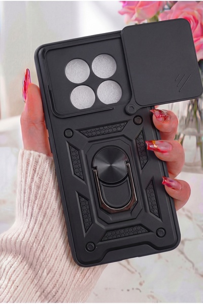 Fibaks Redmi Note 15 Pro 5g Armor Military Tank Protective Cover with Camera ...