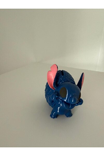 GÜNSELİ CREATİVE STUDİO 3D Baskı Stitch Kumbara – Boyanabilir Figür Kumbara A...