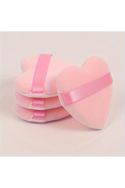 Choice مجموعة إسفنجات بودرة مخمل على شكل قلب (5-26 قطعة) - مضاد للحساسية - لك...