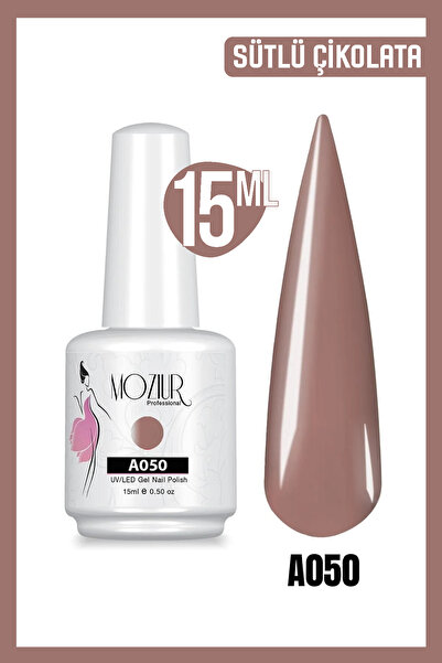 MOZIUR Kalıcı Oje Uv Led A050 (KAHVE SERİSİ) 15ml
