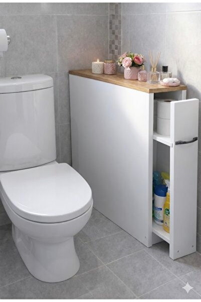 NİLİZ BANYO & MUTFAK DÜZENLEYİCİ TEKERLEKLİ YAN DOLAP – ÇOK AMAÇLI DEPOLAMA RAFI