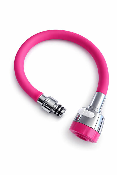 Solid Oynar Başlıklı Spiral Esnek 2 Fonksiyonlu Lavabo & Mutfak Musluk Ucu Pe...