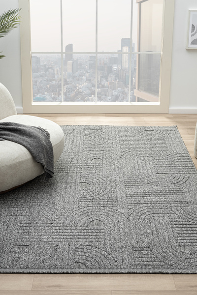 Mariesse Home Lara İskandinav Dokuma Bukleli Modern Salon Halısı Mutfak Halıs...