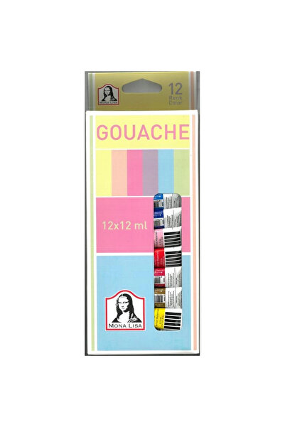 Genel Markalar SD57512 MONALISA GUAJ BOYA 12X12 ML TÜP SET