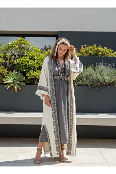 Su Koleksiyon قفطان تارسوس وردي / تصميم قفطان / قفطان بوهو ستايل