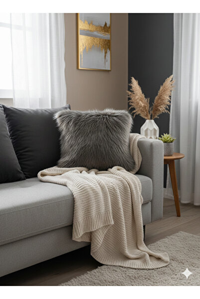 BALADI HOME Yastık Kılıfı Peluş Kumaş 40 X 40 Cm Güzel Ürün Tek Yüz Kalite Ür...