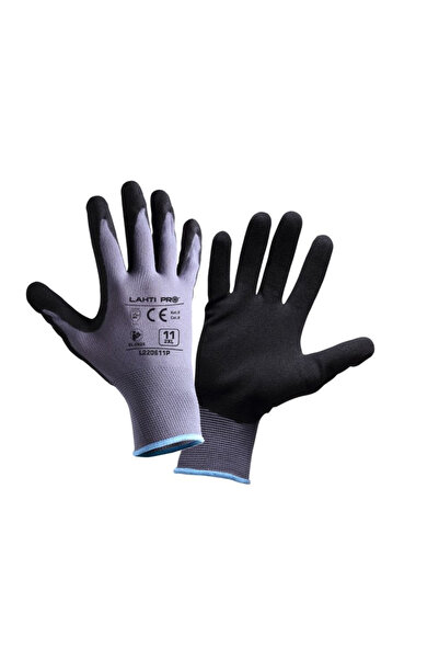 LAHTI.PRO.Q Nitrile gloves with polyester-polyamide, size L ( 9 )