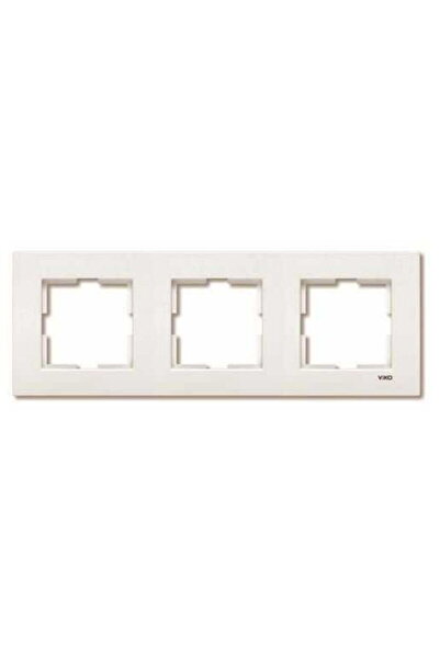 VİKO KARRE CREAM CADRU TRIPLU