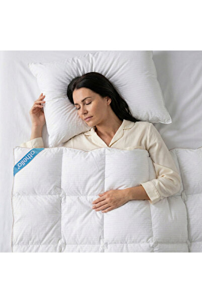 OTHELLO Downa 90 Gıdık - 195x215 Cm Cotton Fabric Goose Feather Quilt