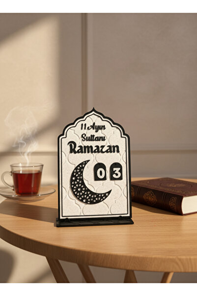 ecolia store Ramazan Günlük Sayaç Panosu – 11 Ayın Sultanı Masa Üstü Dekor