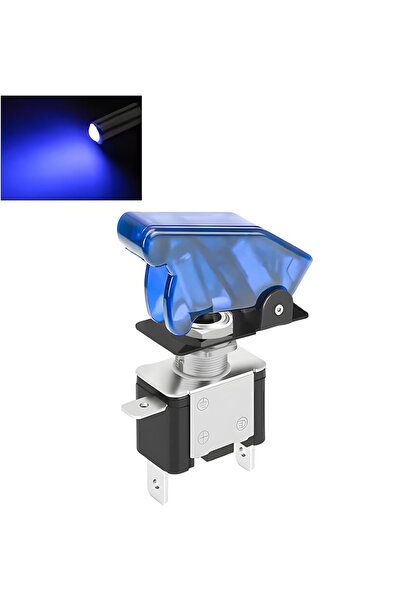 Choice Blue 12V 20A Toggle Switch LED Switch Car Auto Cover LED Light With Pr...