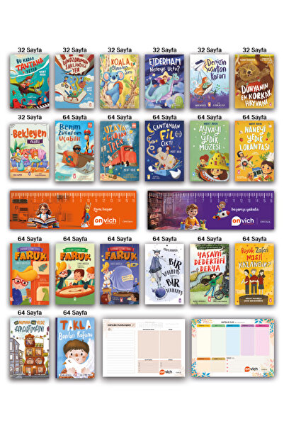 Timaş Çocuk 1. ve 2. Sınıf Hikaye Seti - Faruk Serisi - Mert Arık - Koala - T...