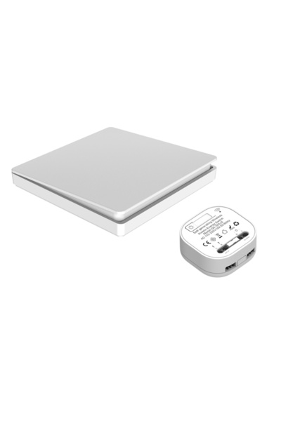 Choice White 1Gang 1v1 Waterproof Kinetic Wireless Switch 1/2 Gang Rocker Typ...
