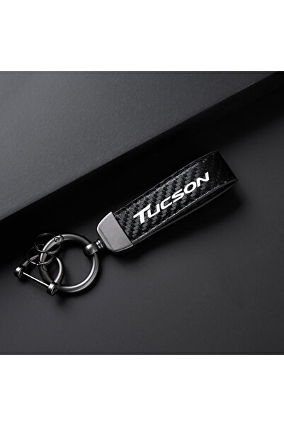 Choice Black High-Grade Leather Car Keychain Key Ring Pendant Strap For Hyund...