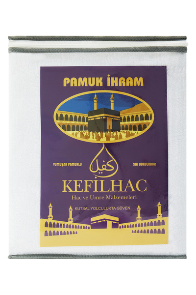 kefilhac %100 Pamuklu İhram 1250gr Hafif Ve Terletmez Hac Umre İçin Uygun