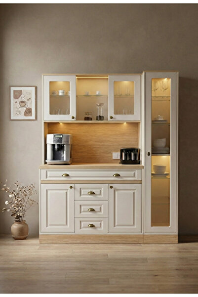 Avm 24 Mikel Masalı Kahve Köşesi Led Aydınlatmalı %100 Mdf Ücretsiz Montaj 16...