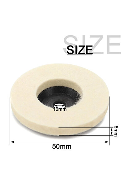 Choice عجلة تلميع صوفية مقاس 2 بوصة 50 مم/75 مم وسادات تلميع عجلة طاحونة الزا...