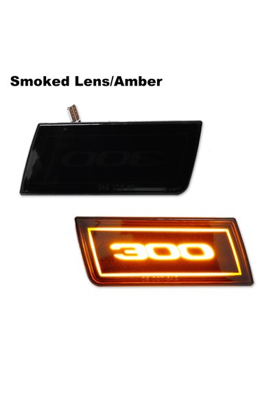 Choice Smoked Lens Amber 2PCS LED Side Marker Light Amber Front Bumper Turn S...