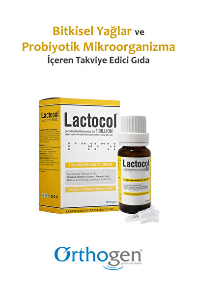 Orthogen Lactocol Drops 15 ml |   Supplementing Food Containing Vegetable Oil...