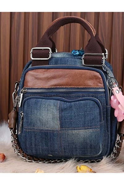 Matthew Cox حقيبة دنيم نسائية فاخرة مستوردة من Byn2277