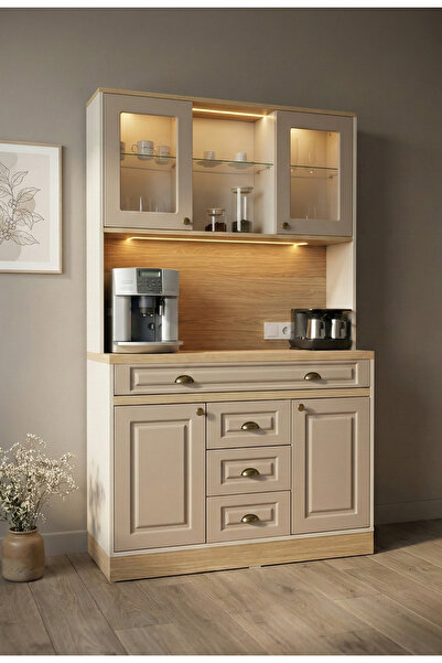 Avm 24 Mikel Masalı Kahve Köşesi Led Aydınlatmalı %100 Mdf Ücretsiz Montaj 12...