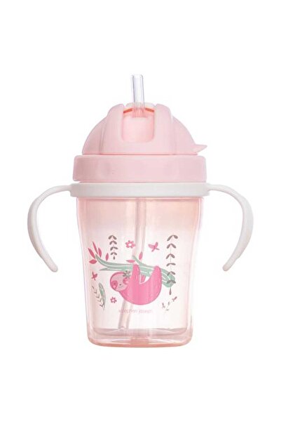 Stephen Joseph Lazy Animal Glass with Straw