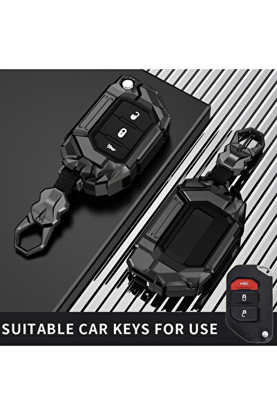 Choice غطاء مفتاح السيارة من النوع G مناسب لسيارات جيب رانجلر ودودج جراند شير...