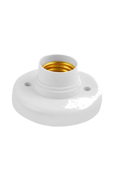 APWIKOGER قطعة واحدة من حامل مصباح E27، غطاء لولبي، مصباح سقف أبيض متعدد الوظ...