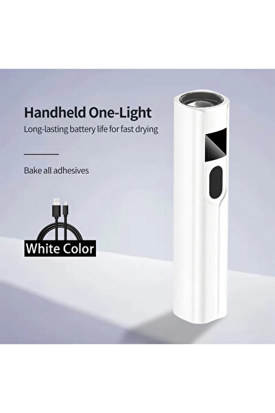 Choice مصباح LED صغير محمول أبيض اللون بطول موجي 365 نانومتر، قابل لإعادة الش...