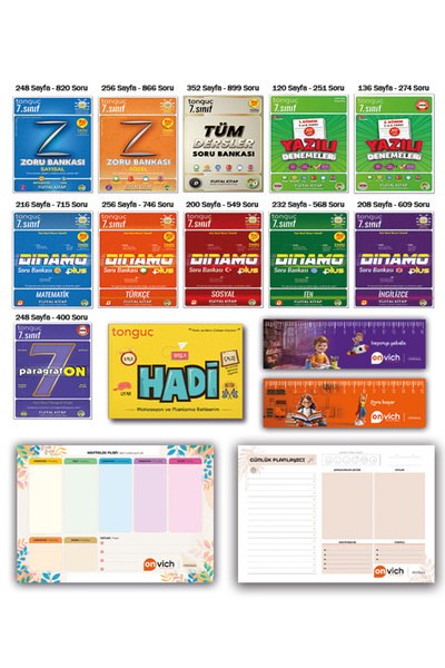 Tonguç Yayınları 7. Sınıf Şampiyon Paketi Full Set 11 Kitap Tonguç
