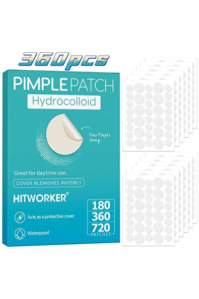 Choice علبة تحتوي على 360 قطعة من لصقات جل حب الشباب (180/360/720) تغطي حب ال...