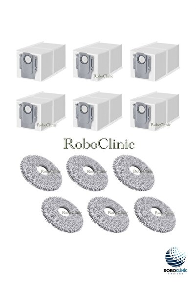 Roboclinic كيس غبار بديل متوافق مع مكنسة روبوروك كي ريفو سي برو الروبوتية، مم...