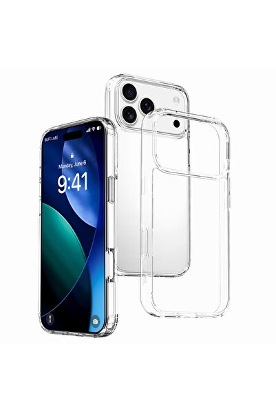 Hype Store Labs Air Hybrid Transparent Case, Shock Absorbing Tpu + Pc Clear C...