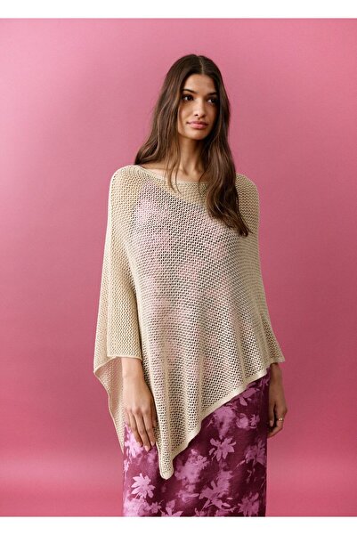 Mango Teen Asimetrik lureks triko pelerin