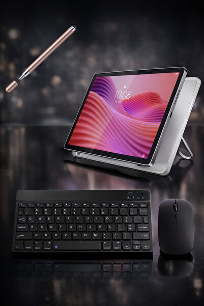 LENOVO Tab 4GB RAM 128 GB HAFIZA 10.1"İNCH M10 GRİ TABLET+ŞEFFAF KILIF+SİYAH ...