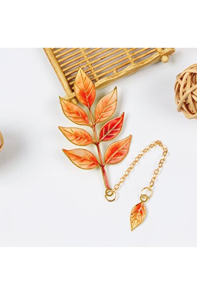 PiyaCraft Sonbahar Konseptli Püsküllü Kitap Ayracı