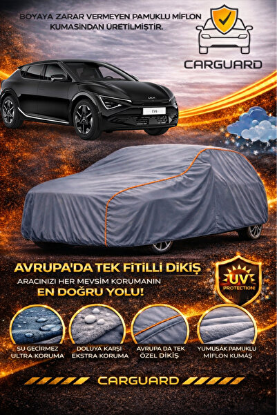 CarGuard غطاء سيارة فاخر متوافق مع كيا EV6، غطاء خيمة سيارة من مادة الميفلون