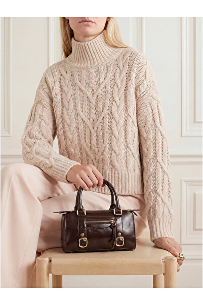 HONEY BAG Women's Vintage Buckle Detailed Zippered Daily Handbag Shoulder and...