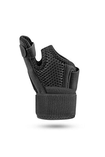 Choice جبيرة مرنة سوداء لدعم الرسغ والإبهام، مناسبة لالتهاب الأوتار والتهاب ا...