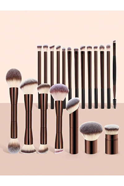 Choice 20pcs 20pcs Professional Soft Aluminum Tube Makeup Brush Set With Velv...