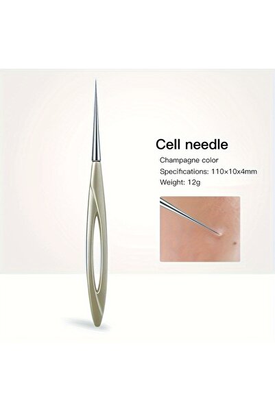 Choice إبرة - شمبانيا، نصف قطعة، إبرة لإزالة الرؤوس السوداء وحب الشباب، أداة ...