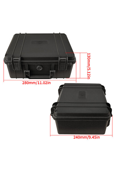 Choice صندوق أدوات صلب مقاوم للماء سعة 280، صندوق حماية أمان، منظم محمول، حاف...