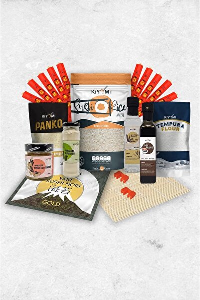 Hype Store Kiyomi Sushi Profesyonel Set | Sushi Pirinci, Nori Deniz Yosunu, S...
