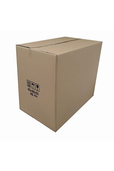 Hype Store 48 Desi Double Corrugated Cardboard Boxes 65X40X55 cm 10 Pieces