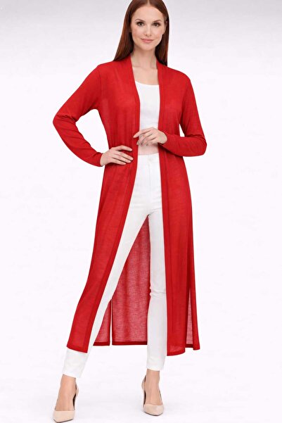 Neden Tekstil Long Thin Knitwear Cardigan Straight Cut Seasonal Loose Cardiga...