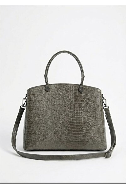 Heybe shop Kadın Eskitme Çift Yüzlü | 3 Bölmeli El ve Omuz Çantası