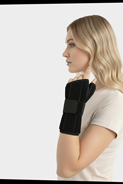 POLİMED جبيرة يد مع دعامة للإبهام، دعامة إبهام فولاذية، مثبت دعامة فولاذية لل...