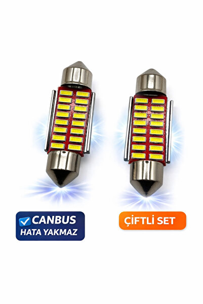 Monlion 36mm Sofit 16 LED Canbus C5W Tavan İçi Plaka Ampulü 2’li Set – 12V En...